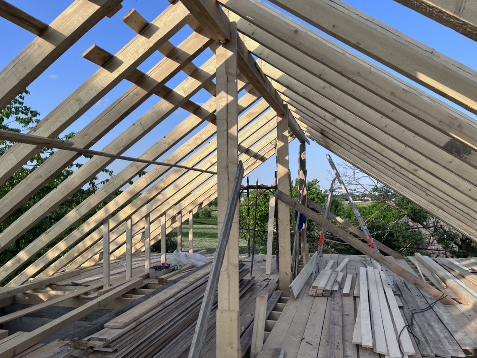 Charpente maison Bruxelles chantier